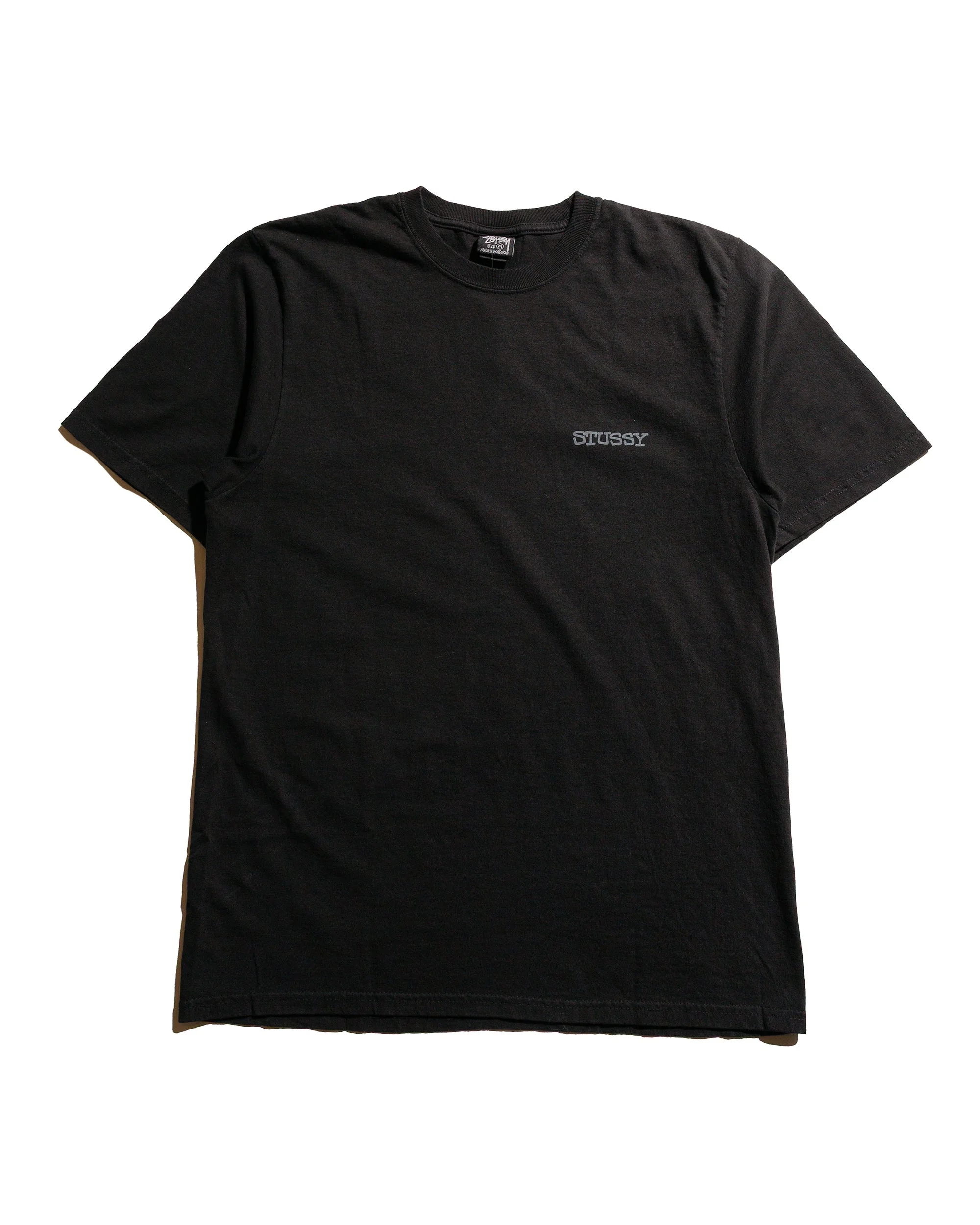Stüssy Jumbo Pigment Dyed Tee Black - 1
