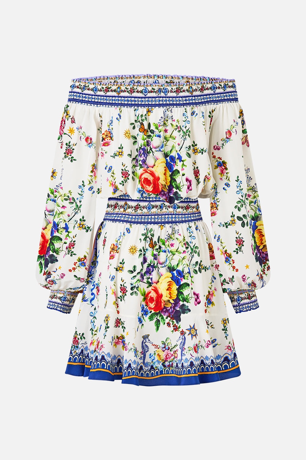 OFF SHOULDER SHORT DRESS - 7