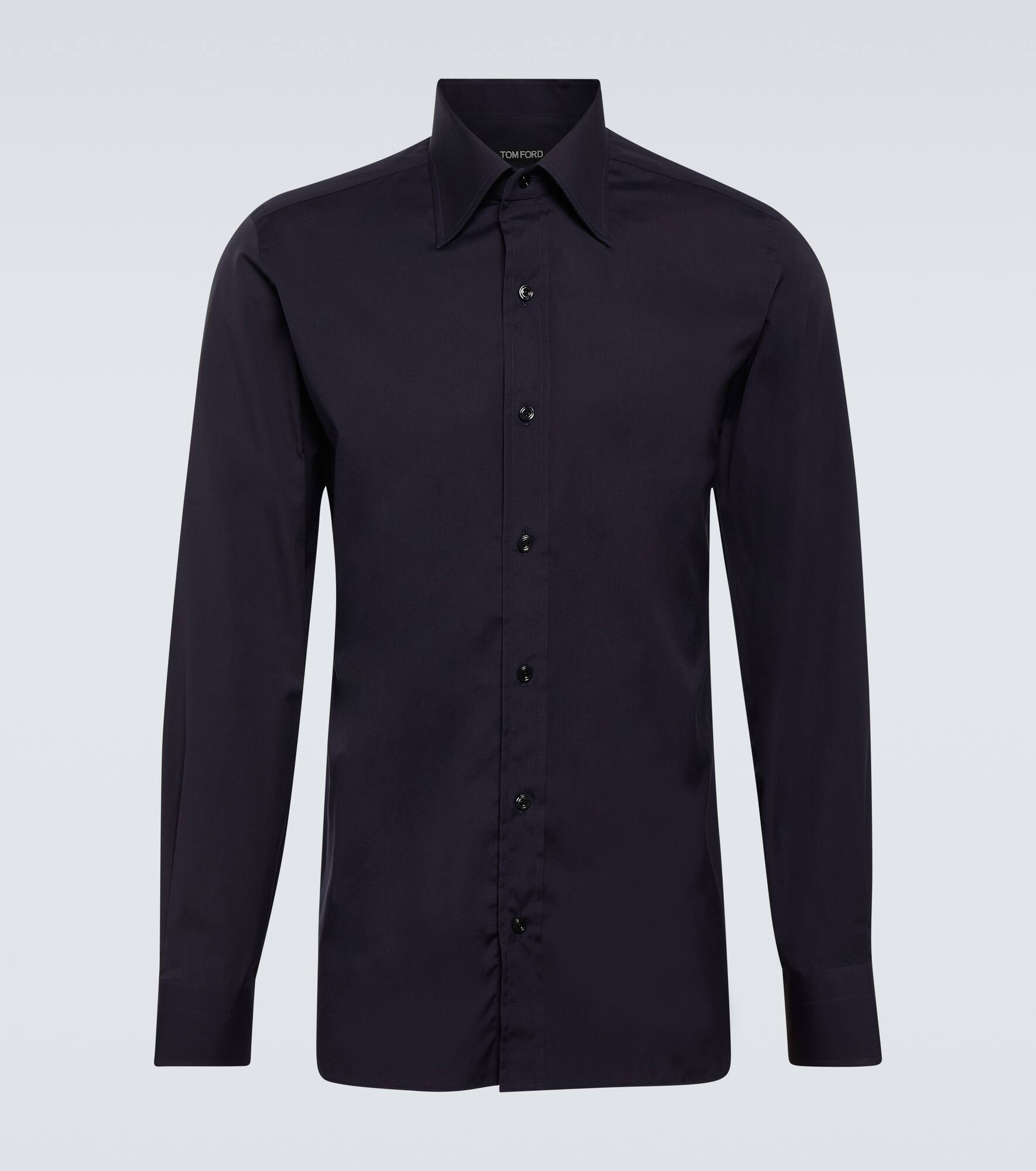 Cotton poplin shirt - 1