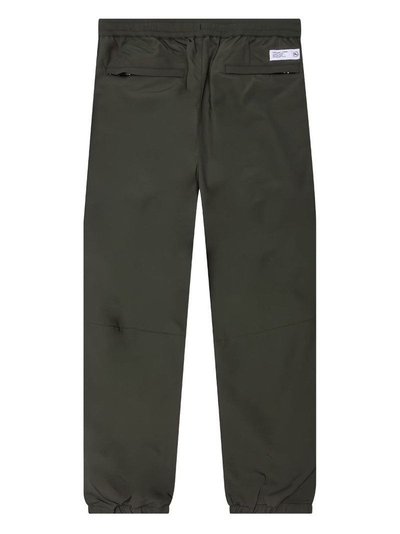 NEIGHBORHOOD logo-print zip-detail trousers outlook