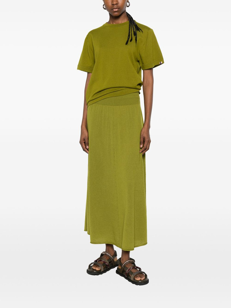 extreme cashmere Seduce ribbed midi skirt outlook