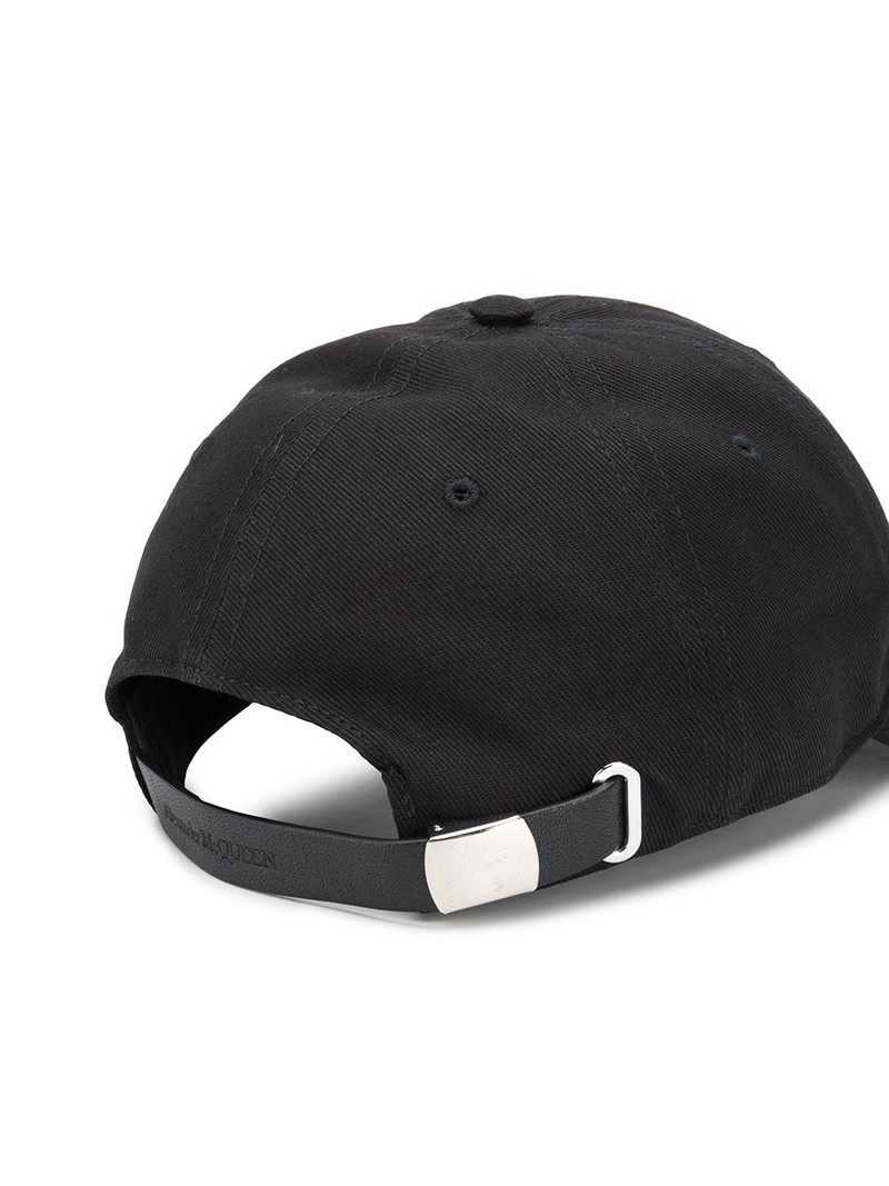 Alexander McQueen logo print baseball cap outlook