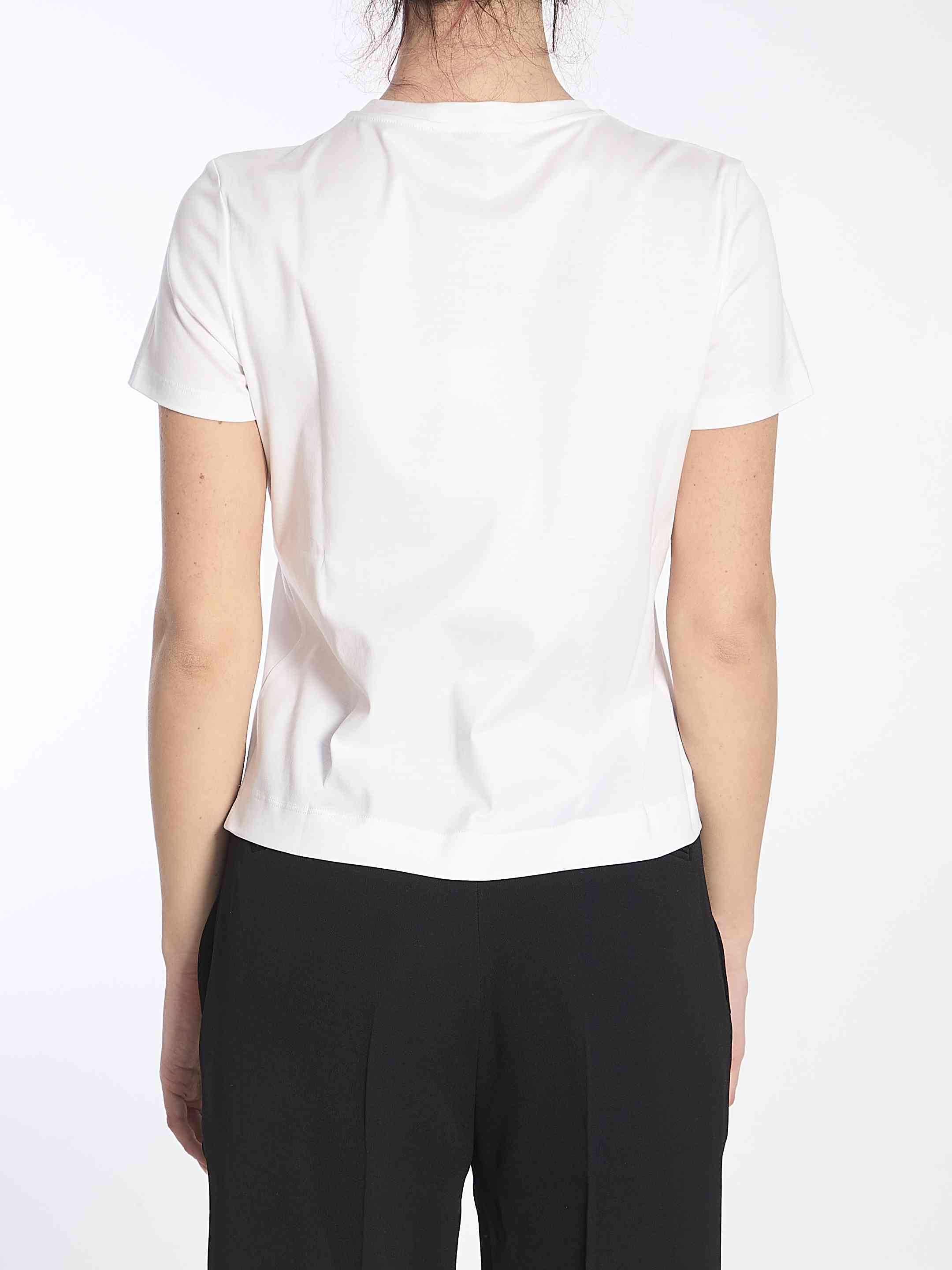 Max Mara Women Embroidered Logo T-Shirt - 4
