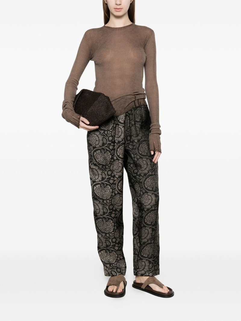 UMA WANG ribbed top outlook