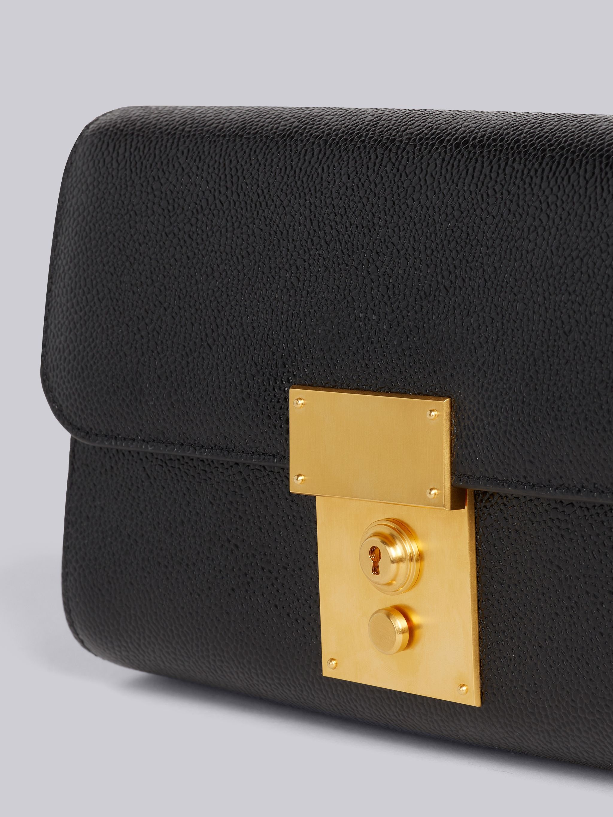 Black Pebble Grain Leather Mr. Thom Belt Bag - 2