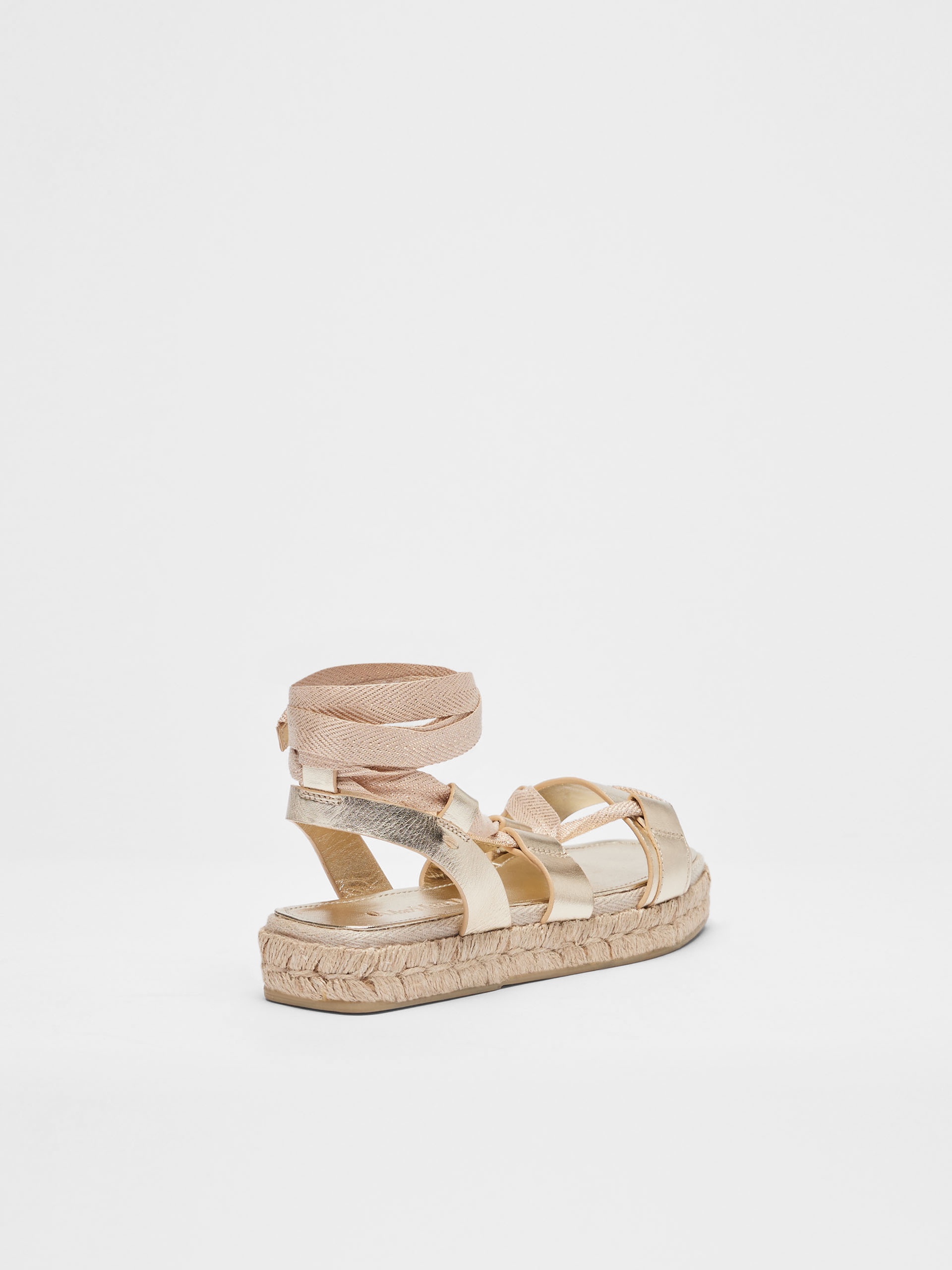 ELIDELA Linen sandals - 3