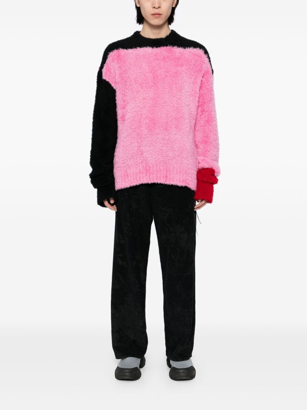 logo-jacquard jumper - 2