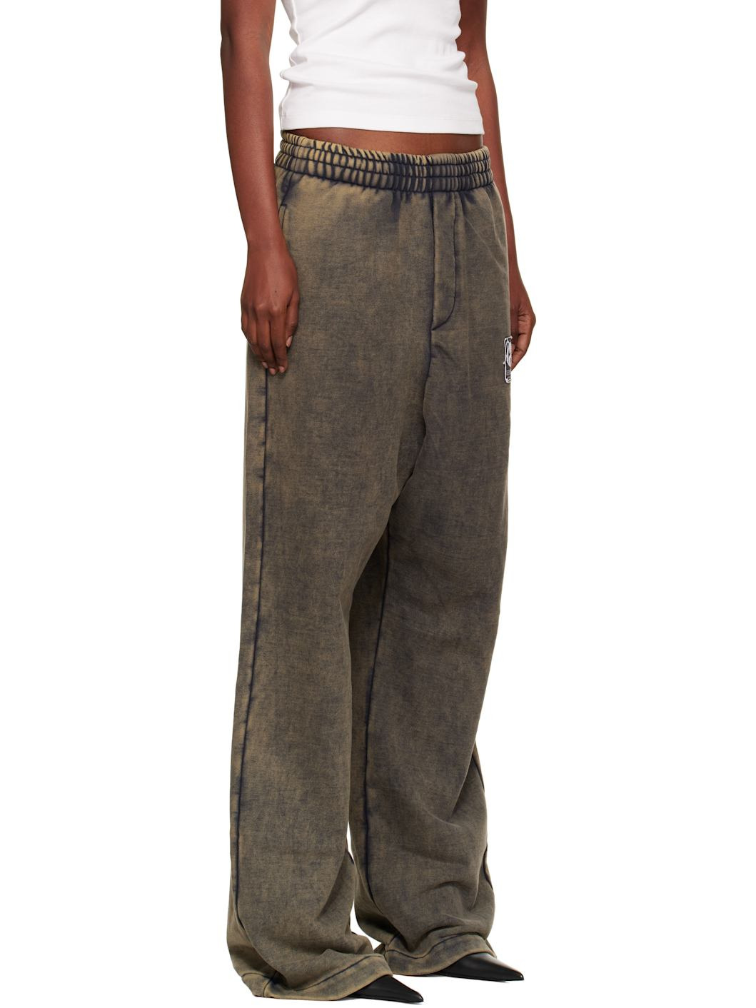 Khaki Teddy ID Sweatpants - 2