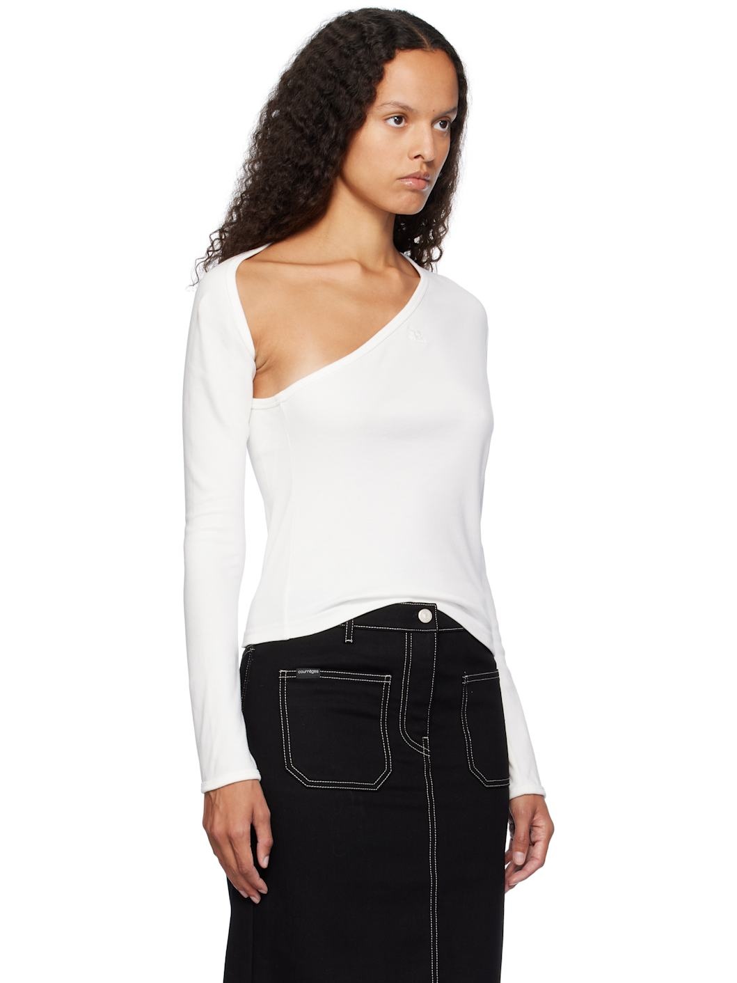 White Slash T-shirt - 4