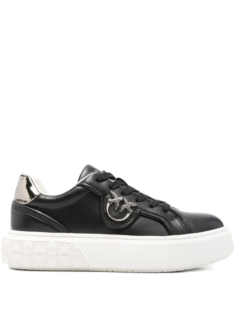 logo-detail platform sneakers 1
