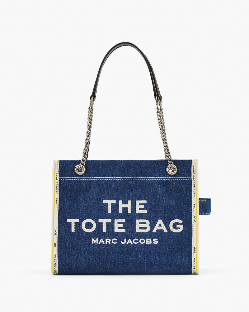 THE DENIM CHAIN MEDIUM TOTE BAG 1