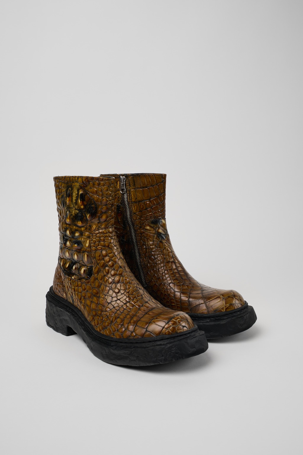 Brown Leather Boots - 2