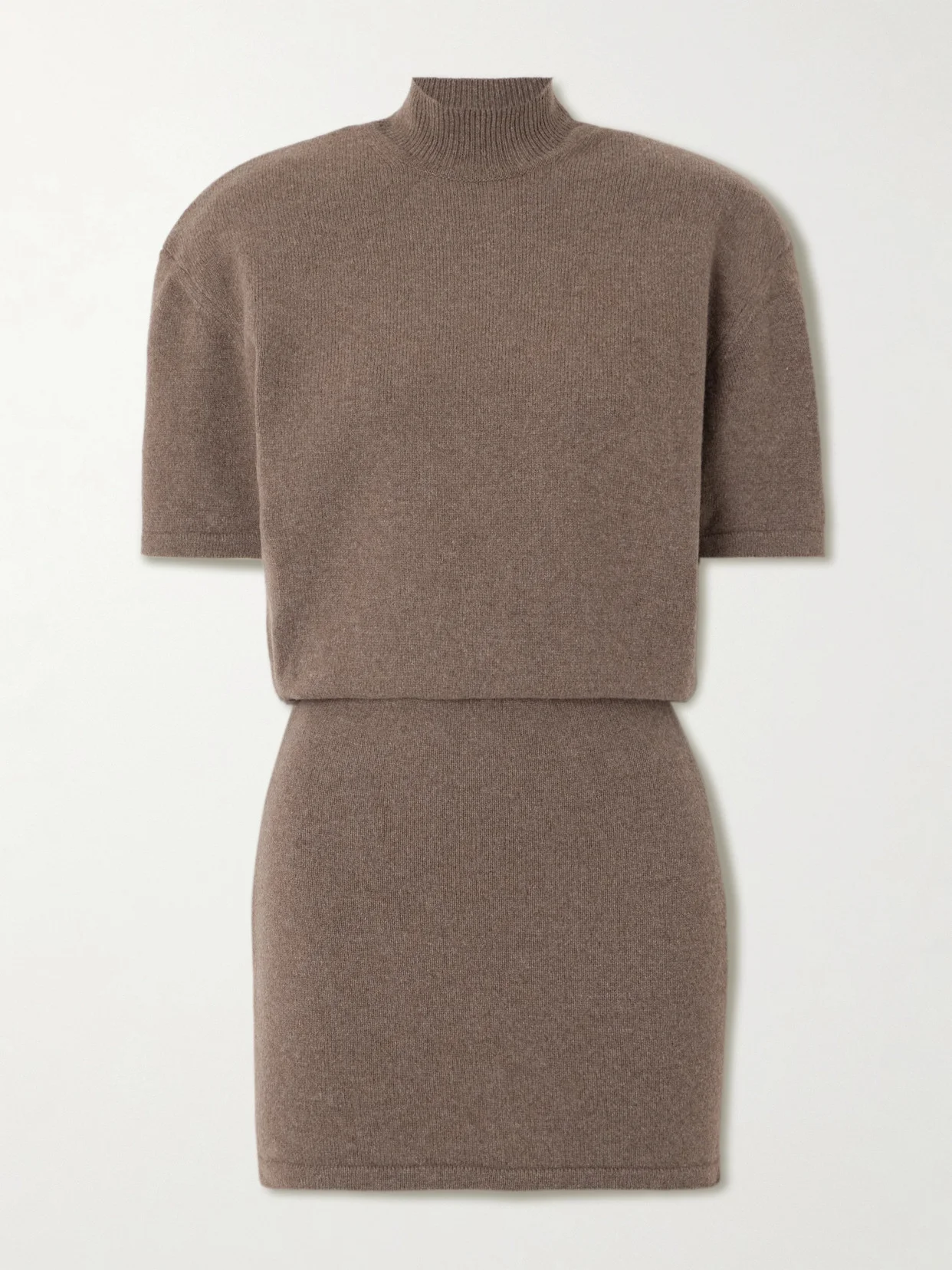 Castagna Wool-blend Turtleneck Mini Dress - 1