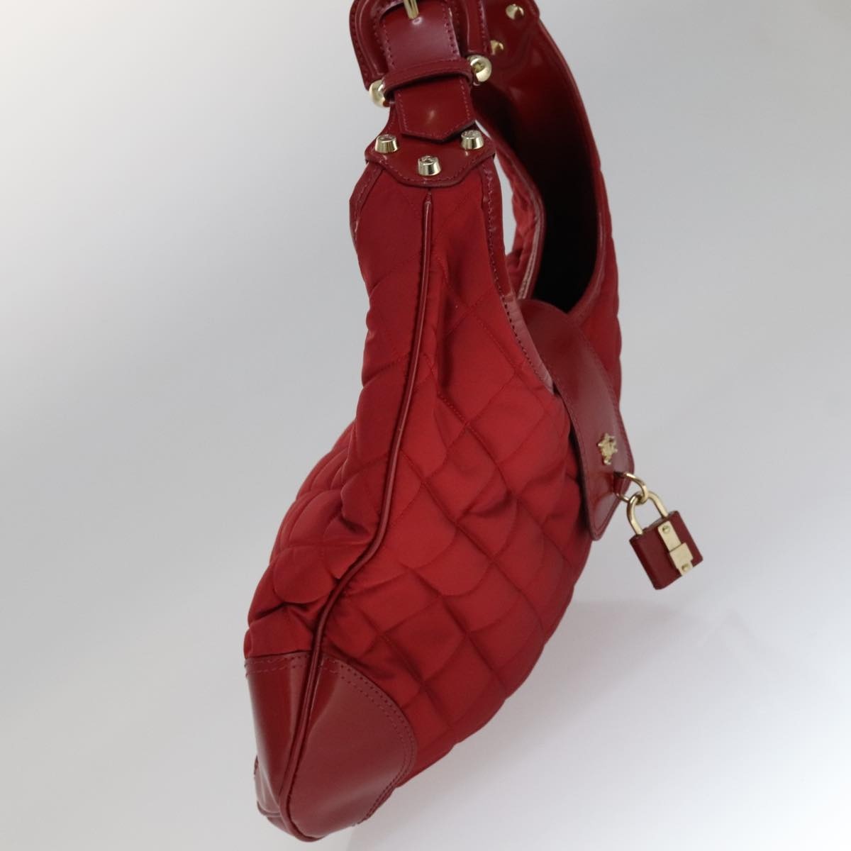 Burberry Shoulder Bag Nylon Red - 5
