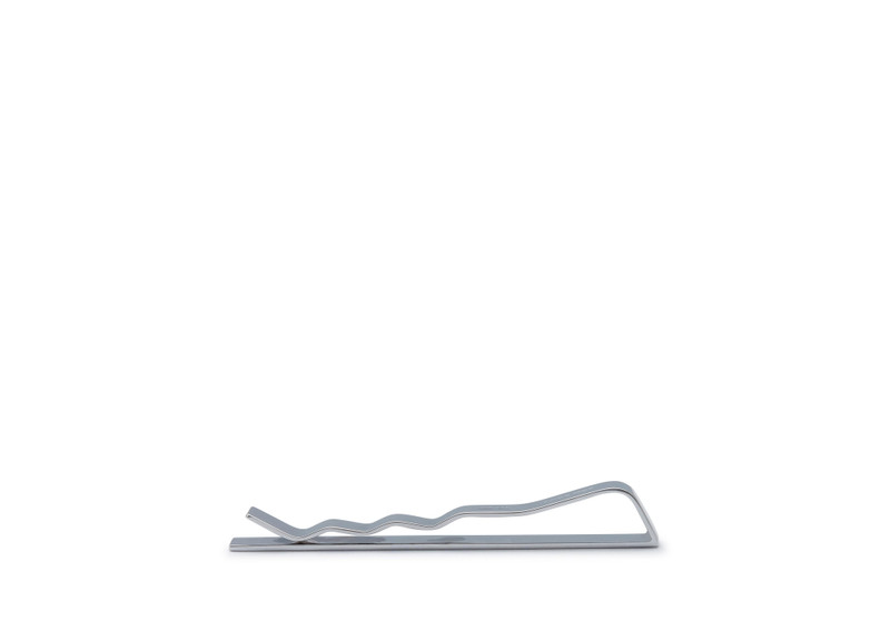 STRIPED WHITE GOLD TIE BAR 3