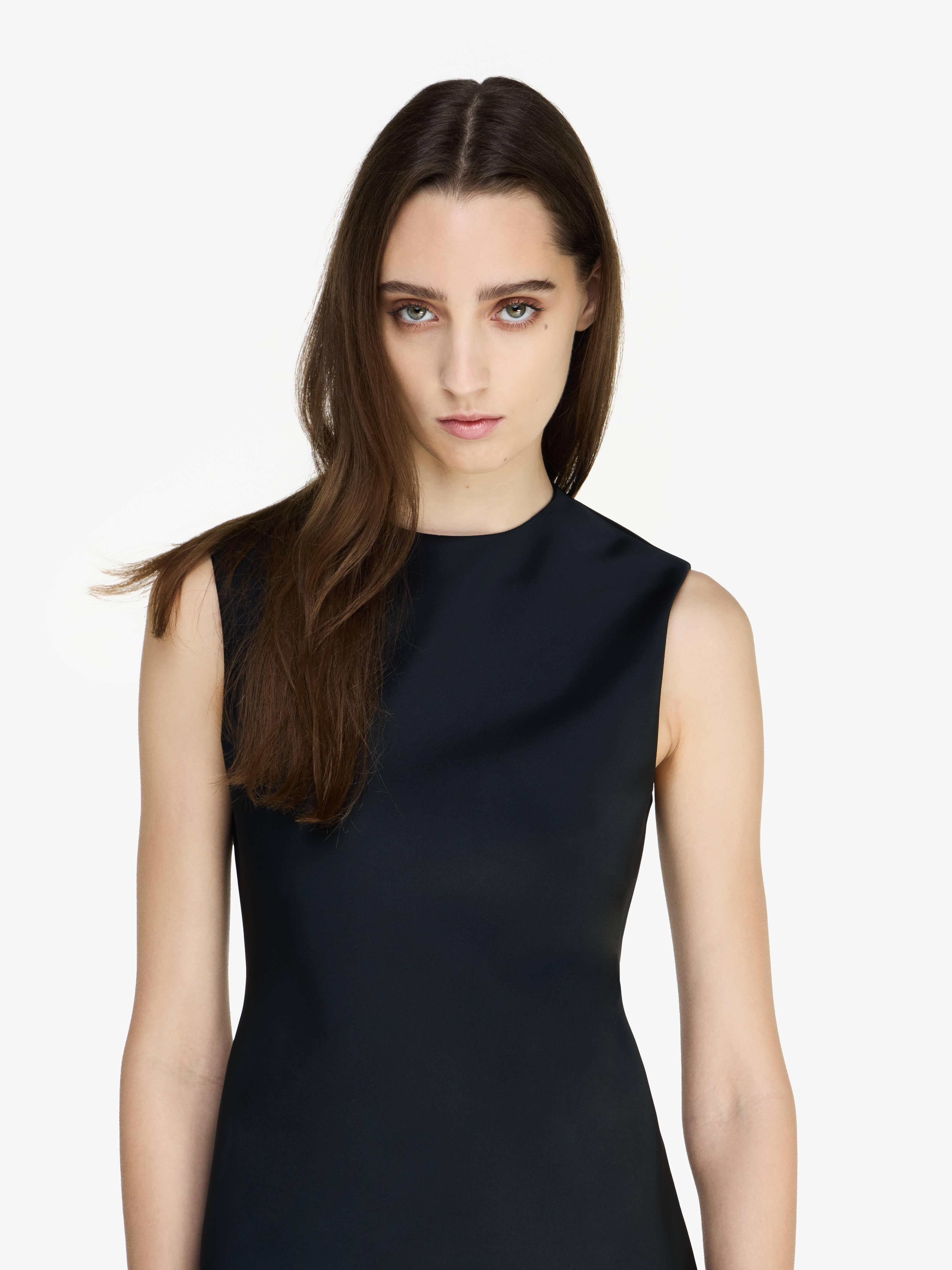 DENIM TWILL MINI SHIFT DRESS - 4