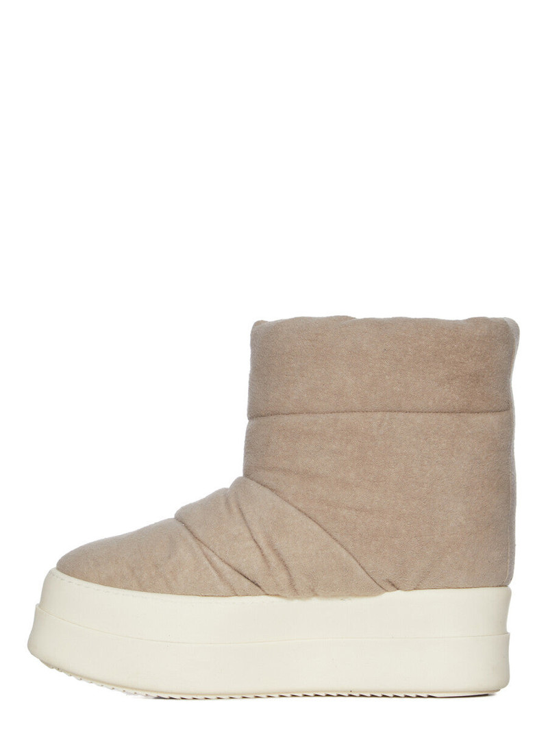 Rick Owens DRKSHDW Concordians Mega Bumper Low Lunar Boots Dirty Pearl outlook