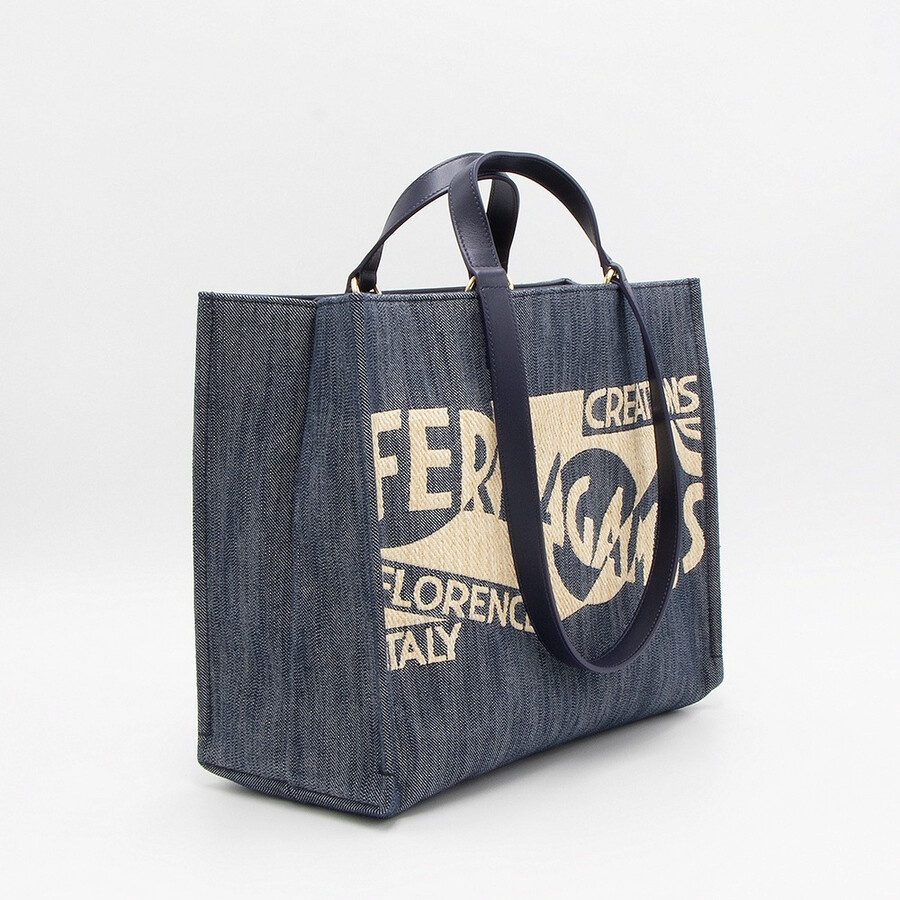 Ferragamo Medium Tote Bag With Logo - 3