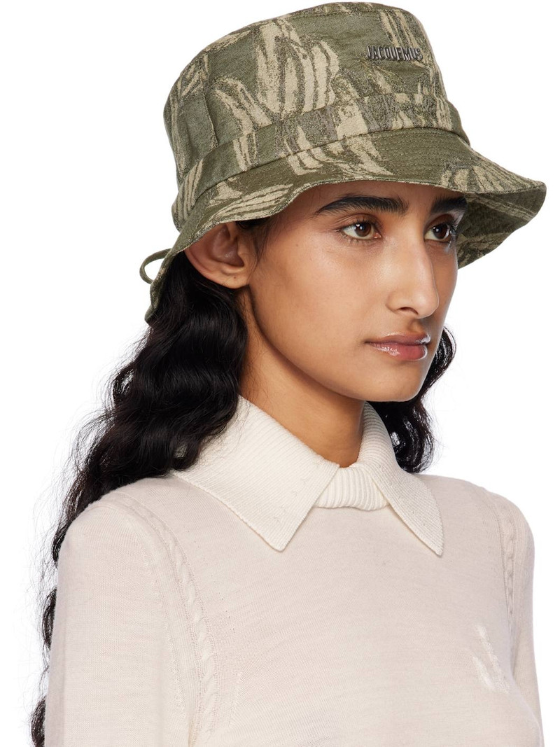 JACQUEMUS Khaki 'The Artichaut' Bucket Hat outlook