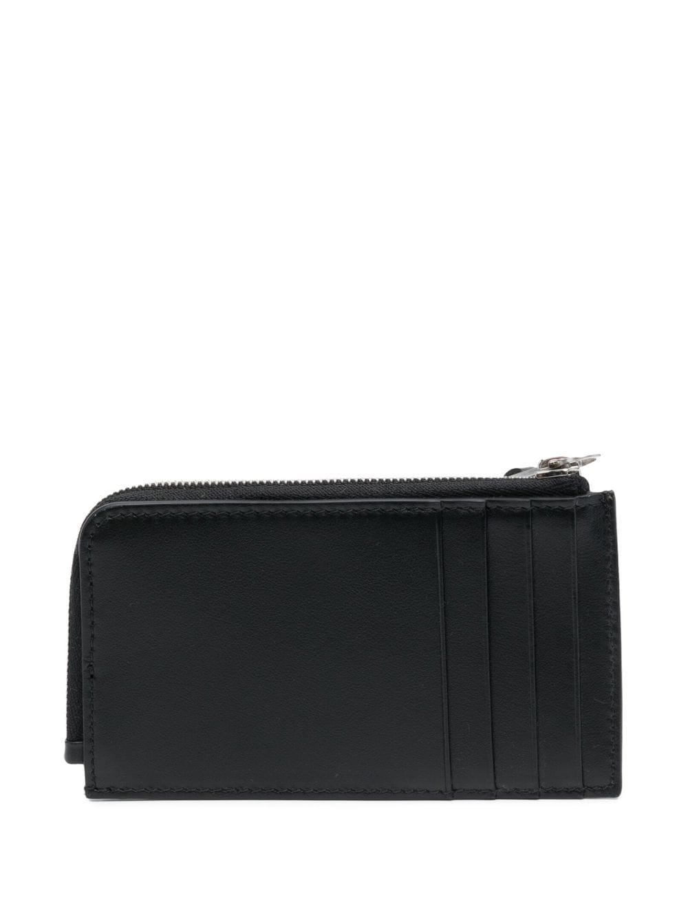 zip-pocket leather cardholder - 2