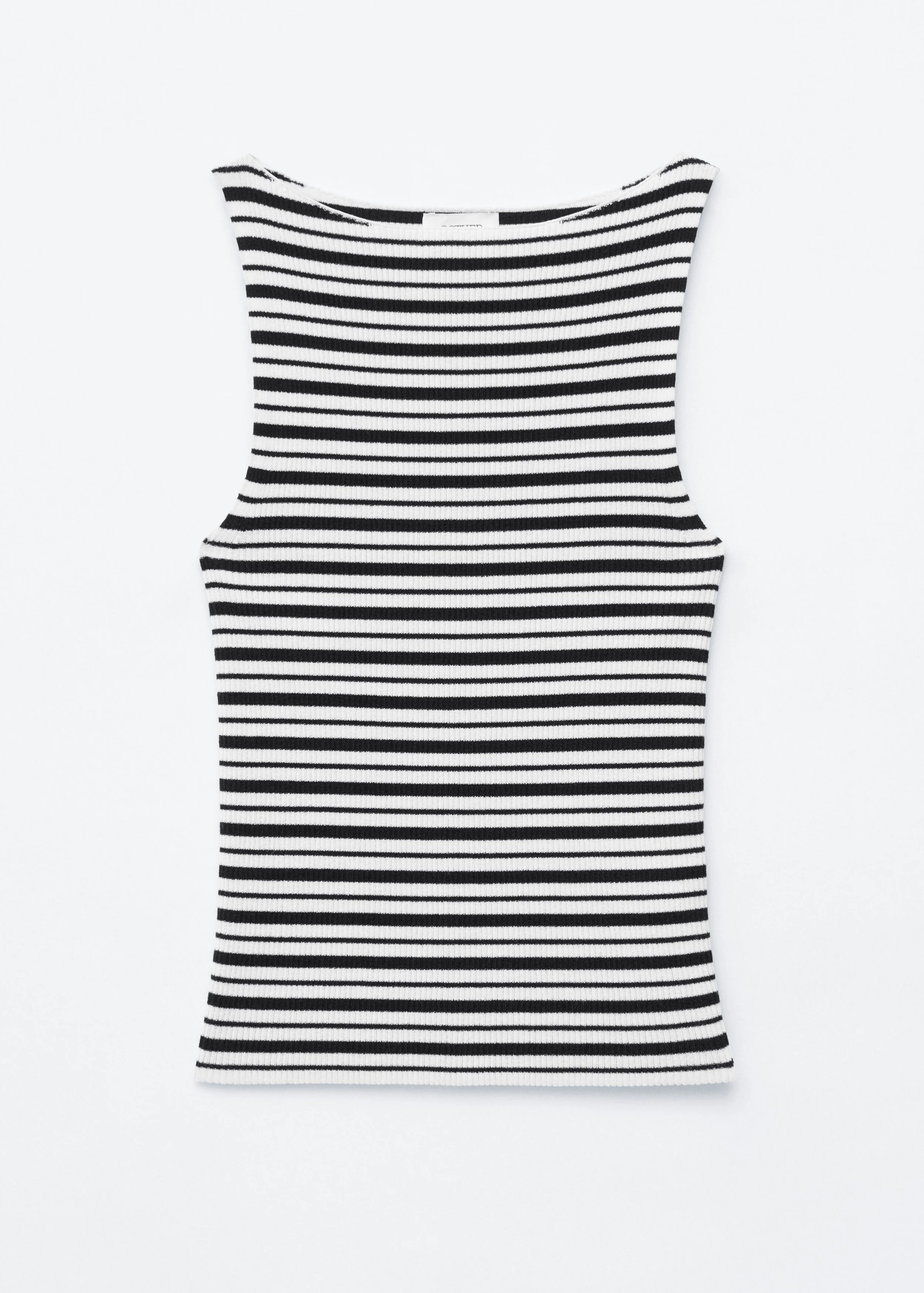 Rib-Knit Tank Top - 1