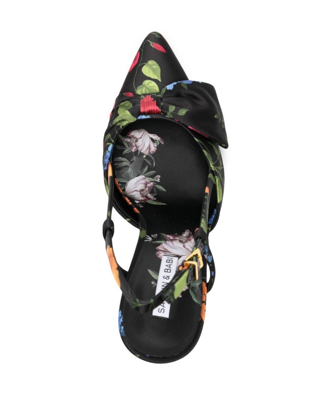 Lenox 90mm floral-print pumps - 4
