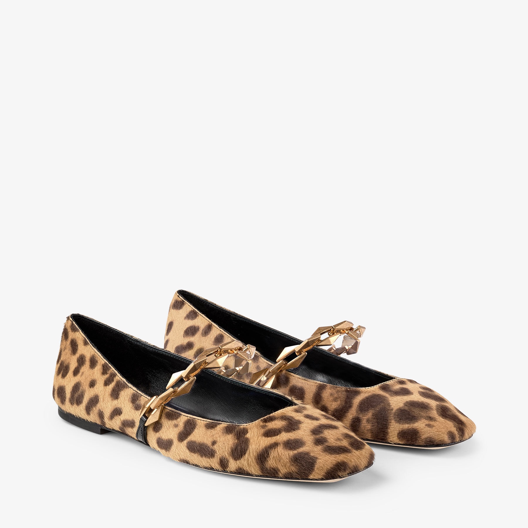 Diamond Tilda Flat
Natural Leopard Print Pony Flats - 2