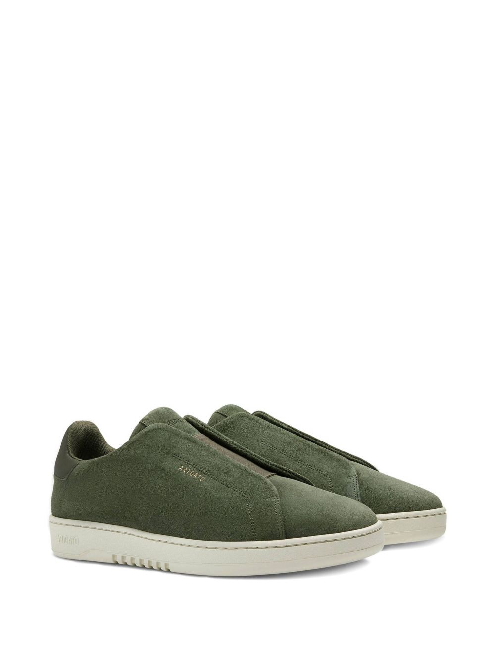 Dice Laceless elastic-panel suede-textured sneakers - 2