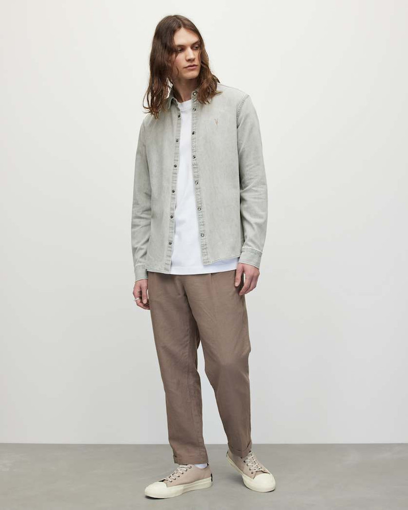 GLEASON RAMSKULL DENIM SHIRT 5