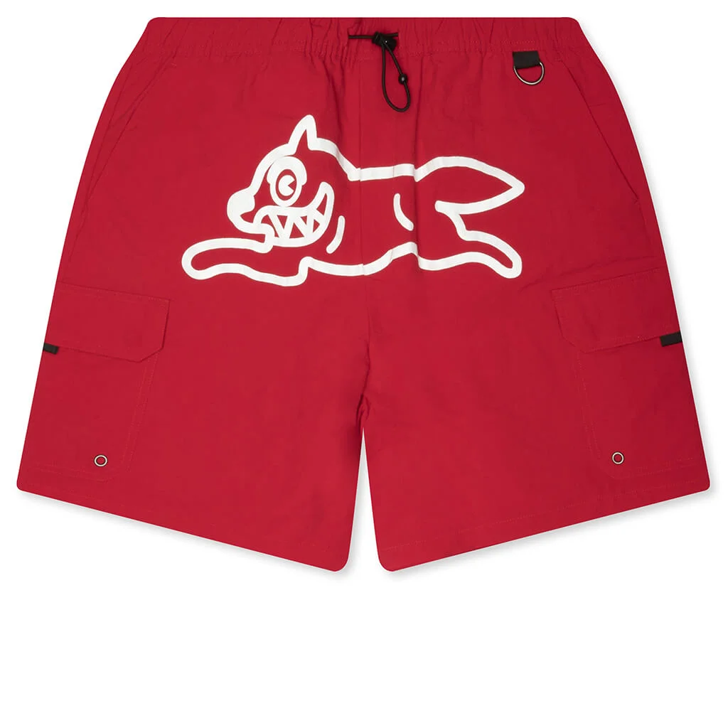 BREEZE SHORT - POMPEIAN RED - 1