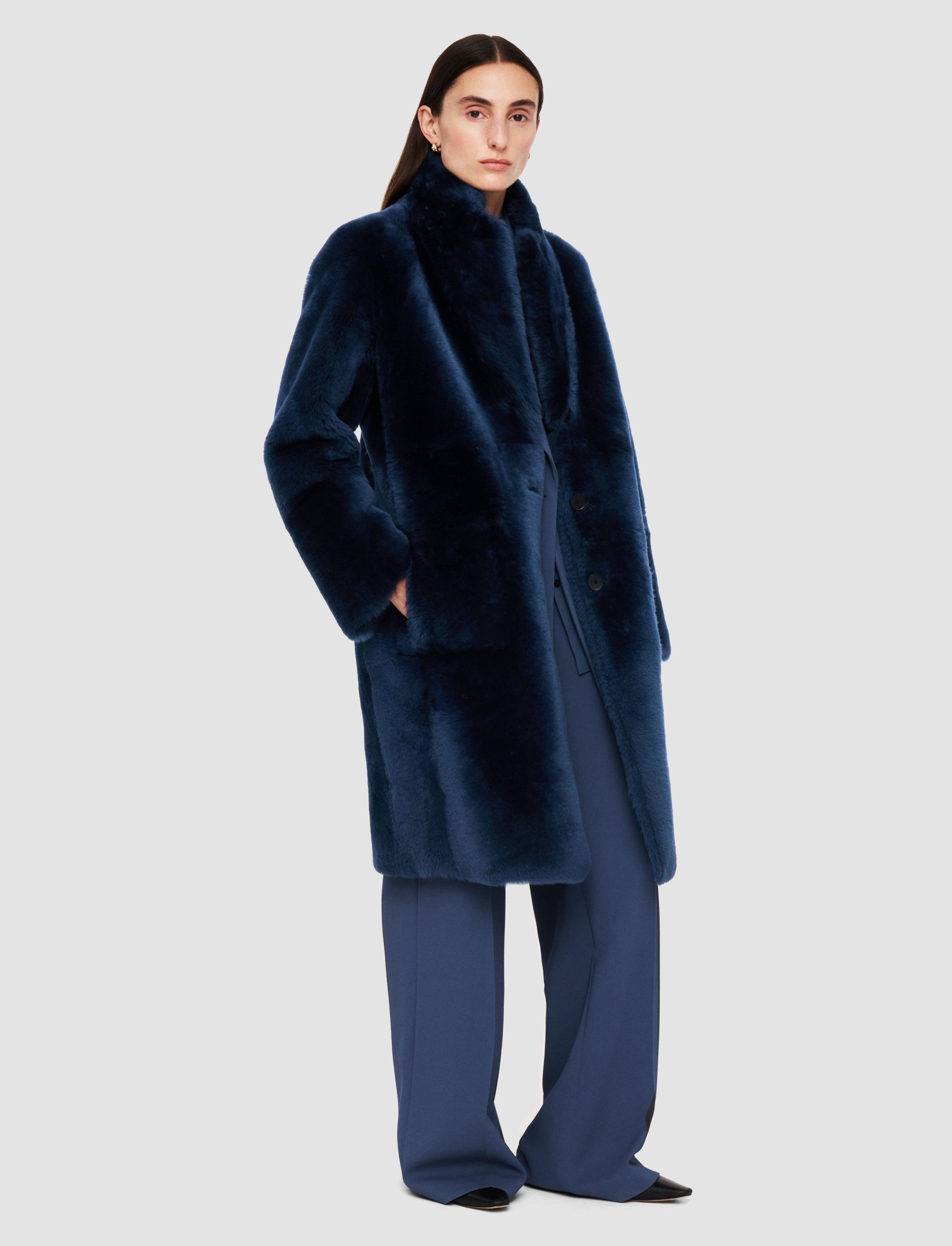 Britanny Reversible Shearling Coat - 3