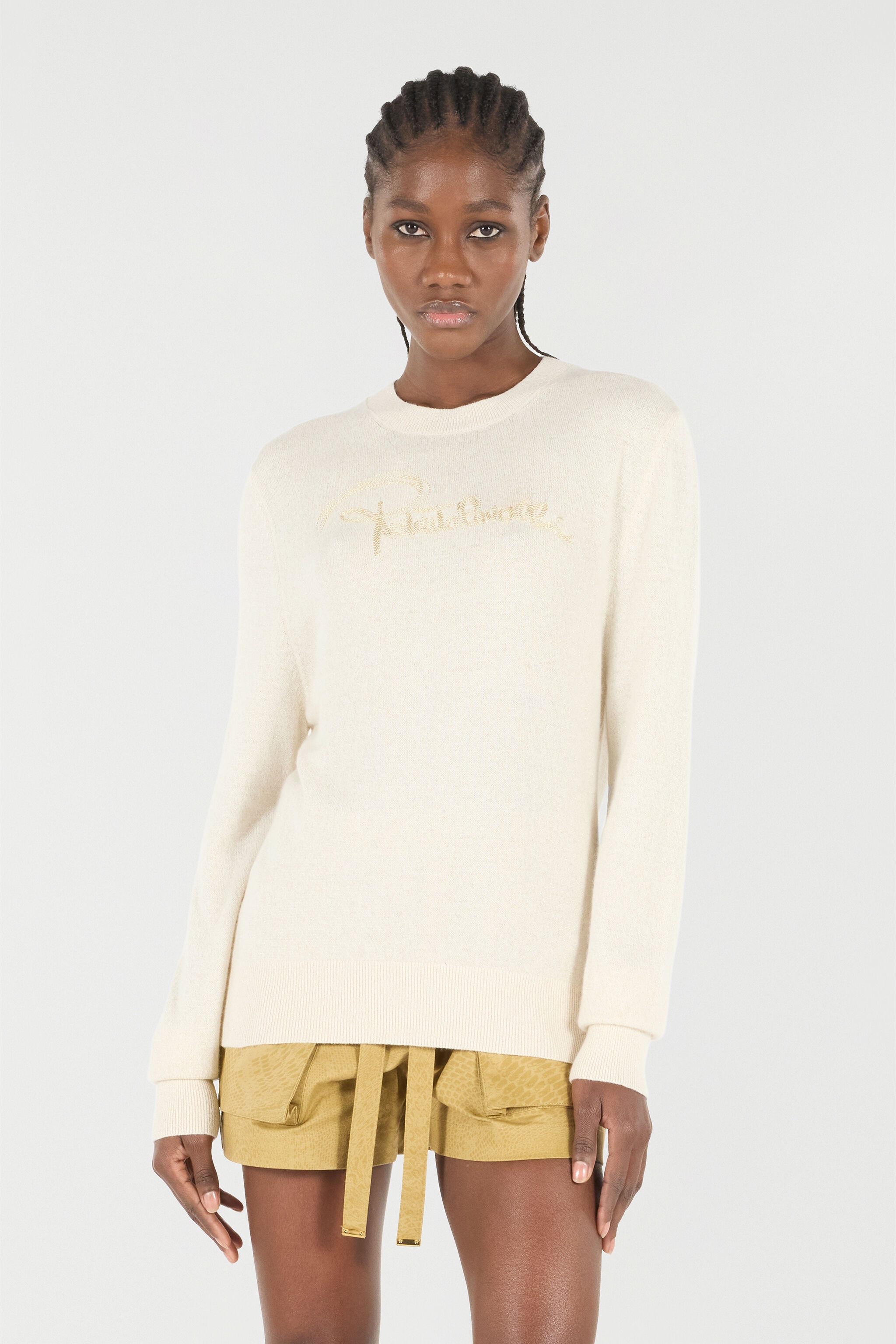 Sweater With Embroidered Logo - 3