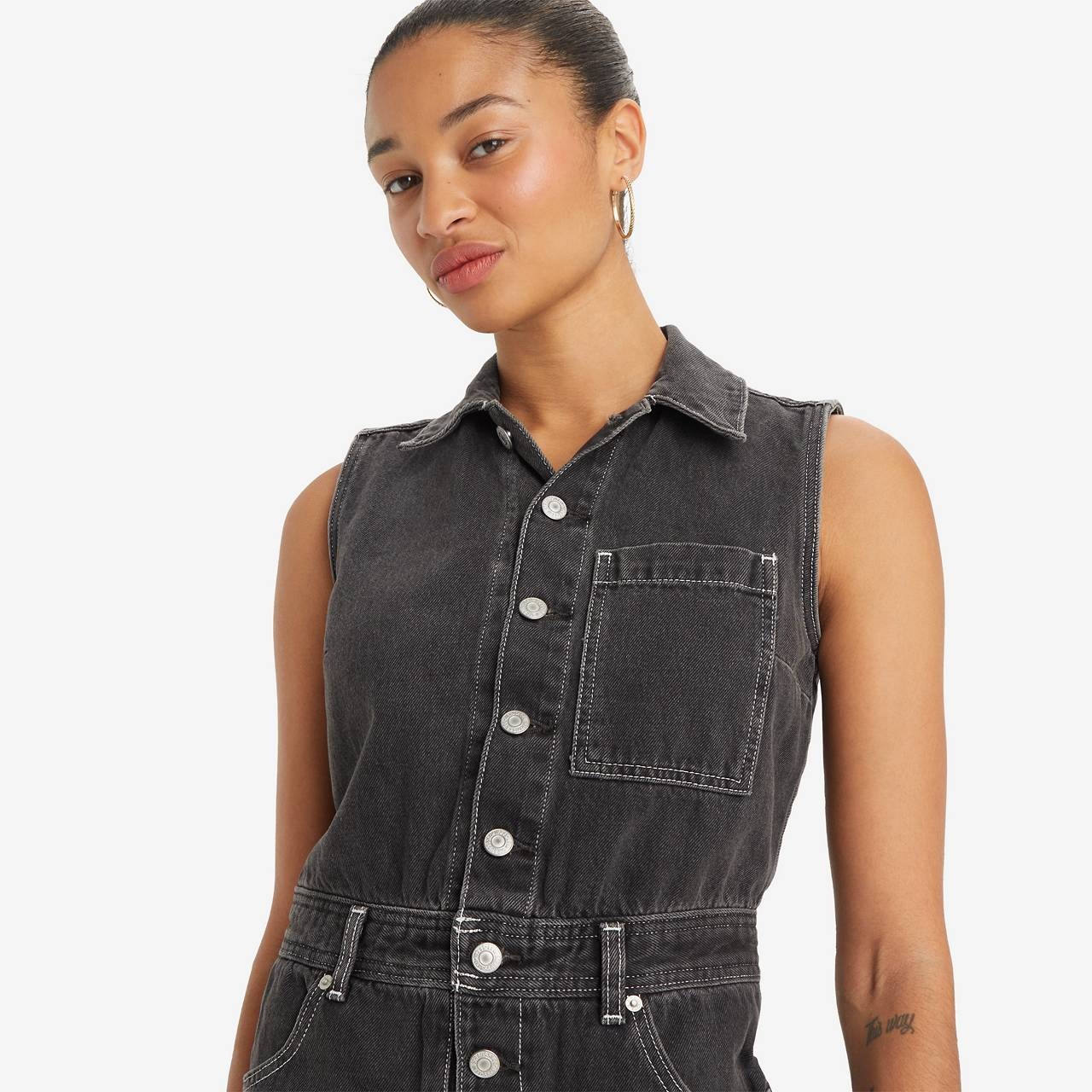 SLEEVELESS JUMPSUIT - 4