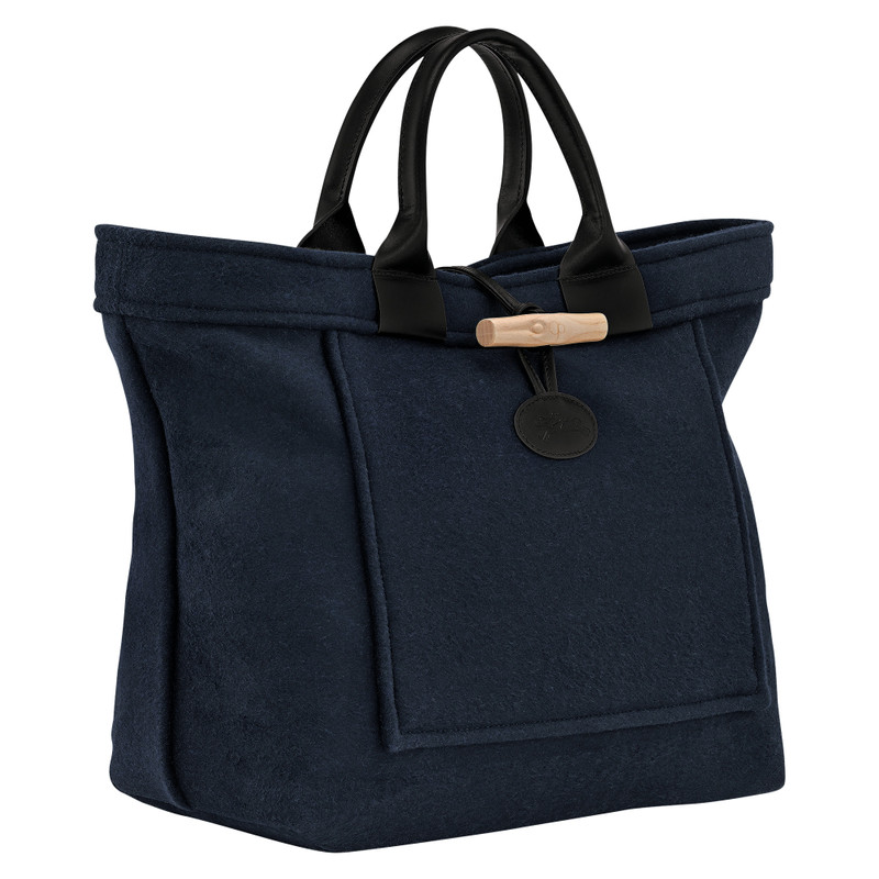 Le Roseau L Tote bag Navy - Canvas 3