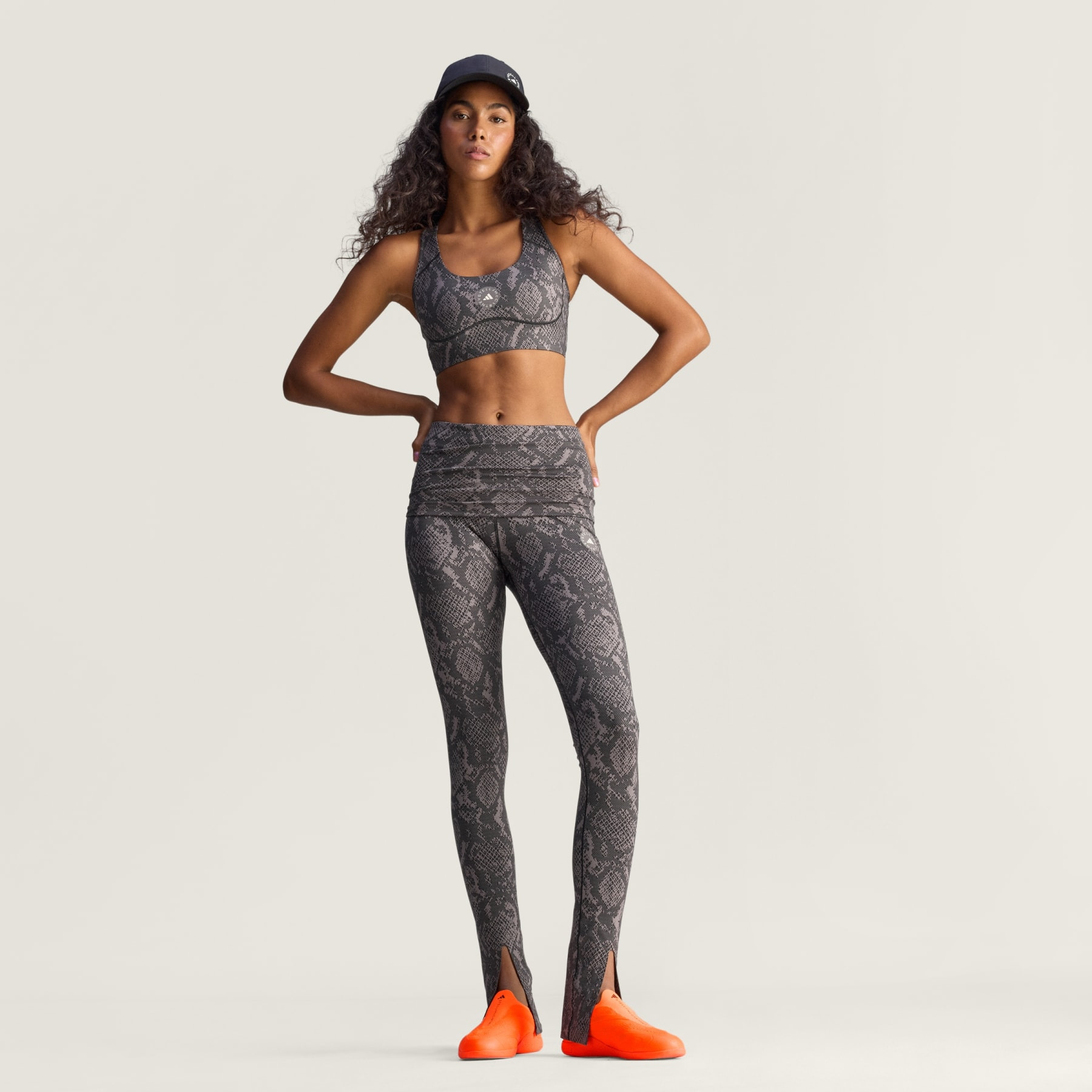 Adidas By Stella McCartney Training Rolltop Splitcuff Leggings Printed - 11