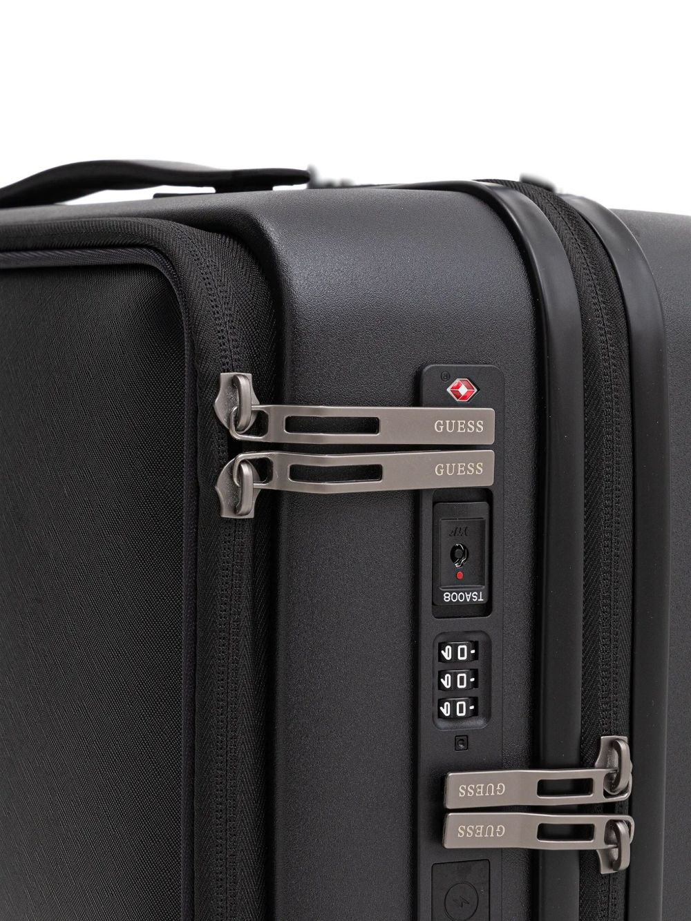 logo-plaque wheeled luggage - 4