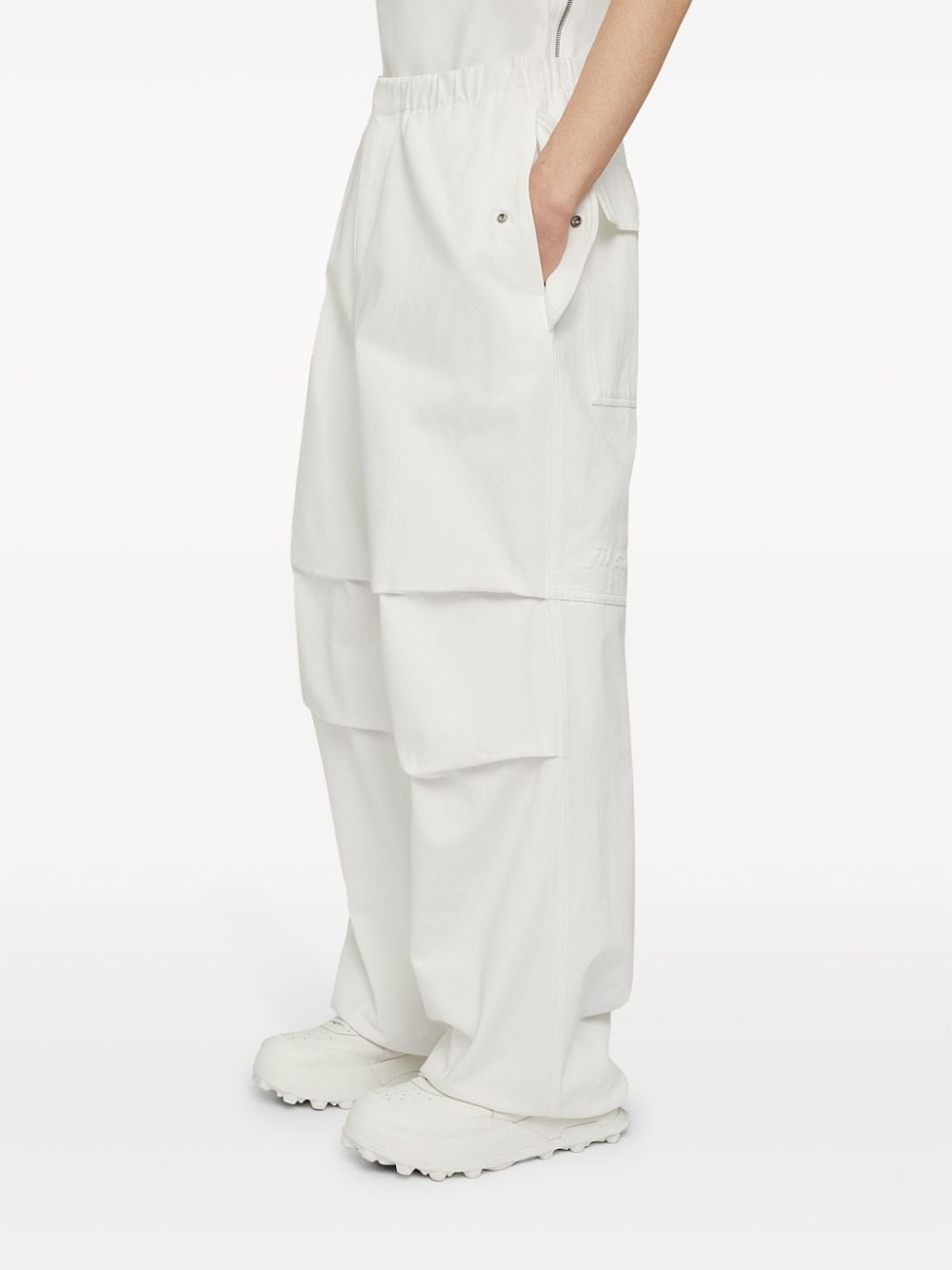 tapered cotton trousers - 5