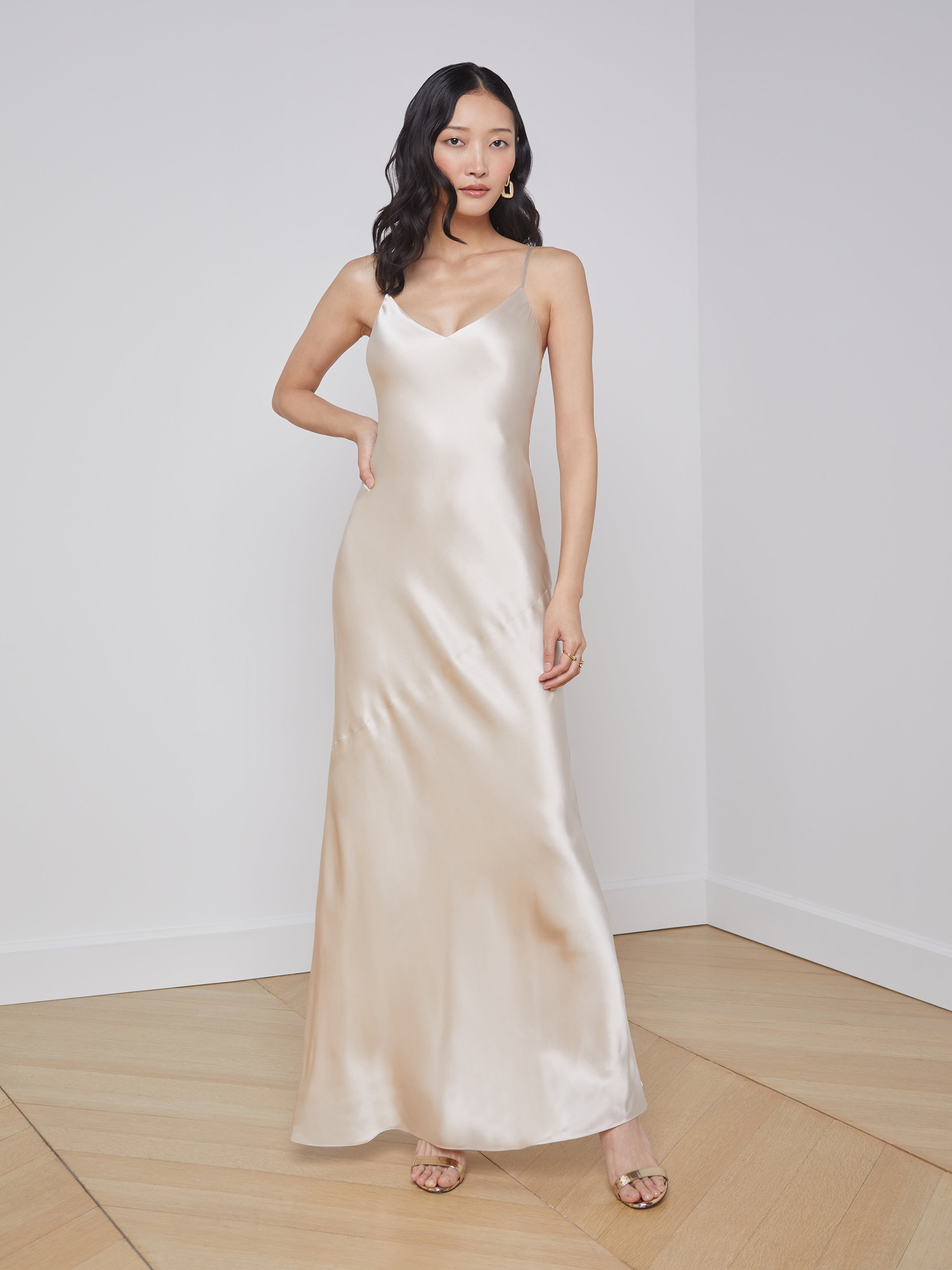 Serita Silk Slip Dress - 2