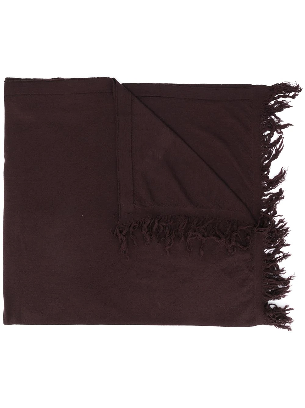 fringed oversized scarf - 1