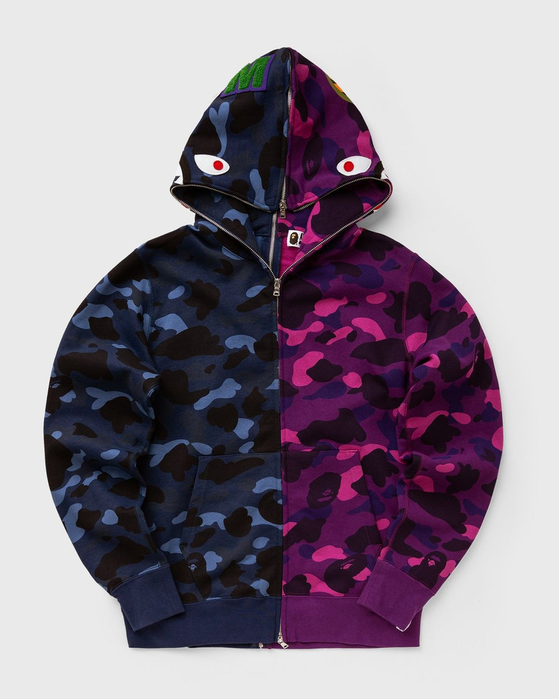 COLOR CAMO SEPARATE SHARK FZ HOODIE - 1
