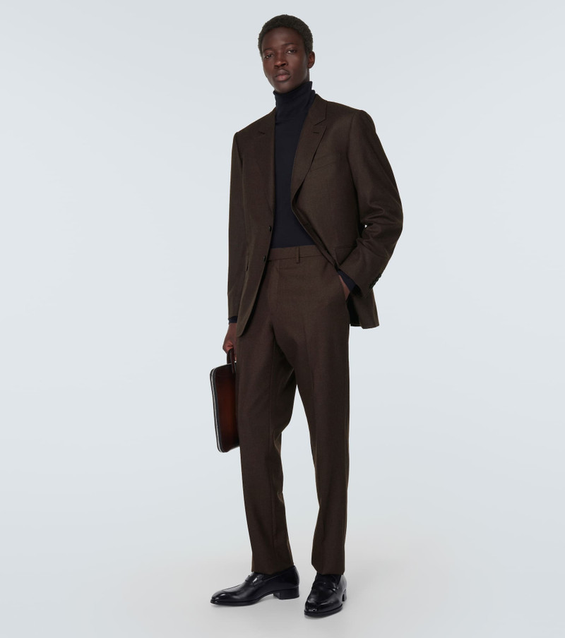 Berluti Single-breasted wool blazer outlook
