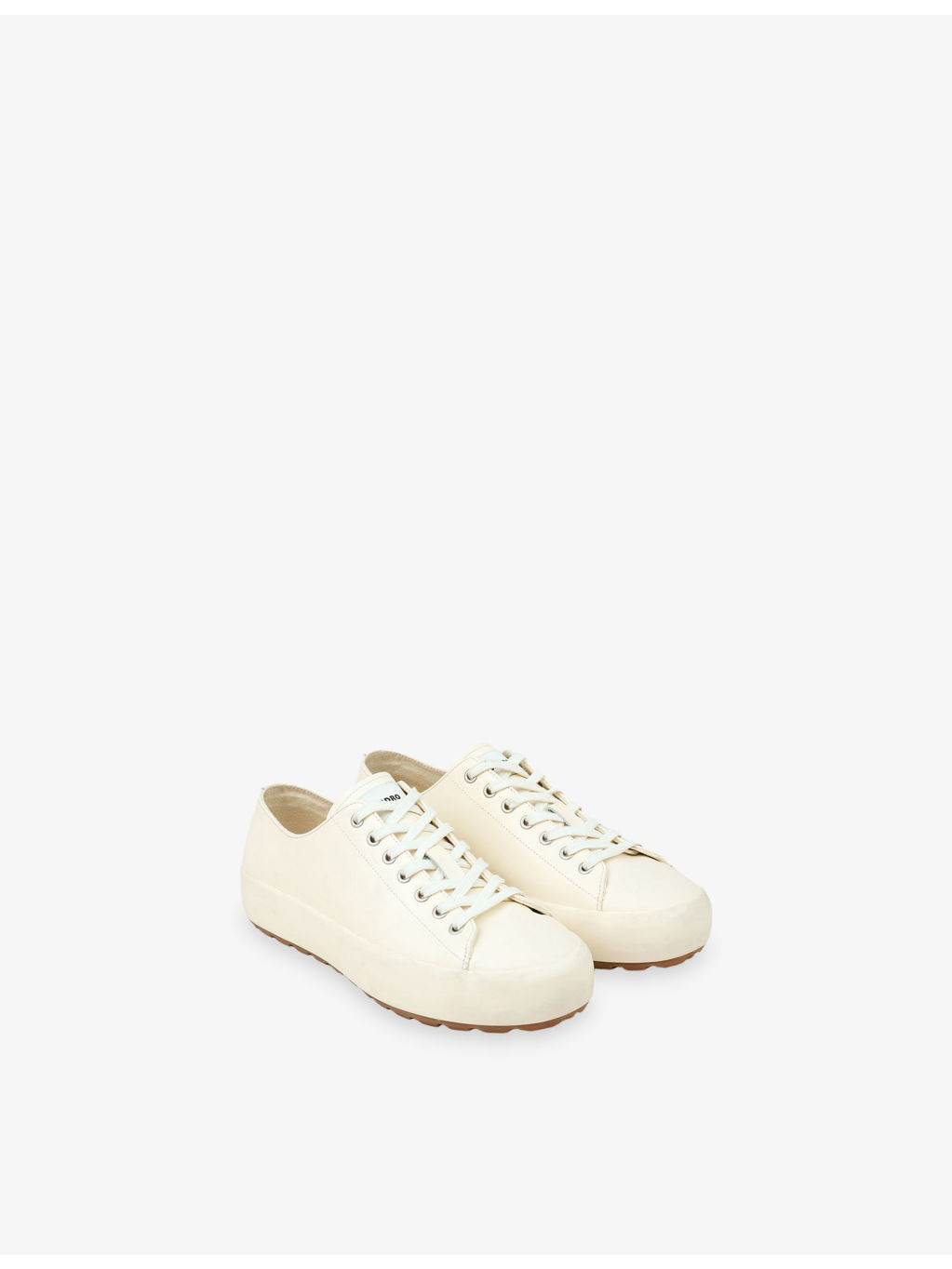 Brand-Patch Leather Low-Top Trainers - 3
