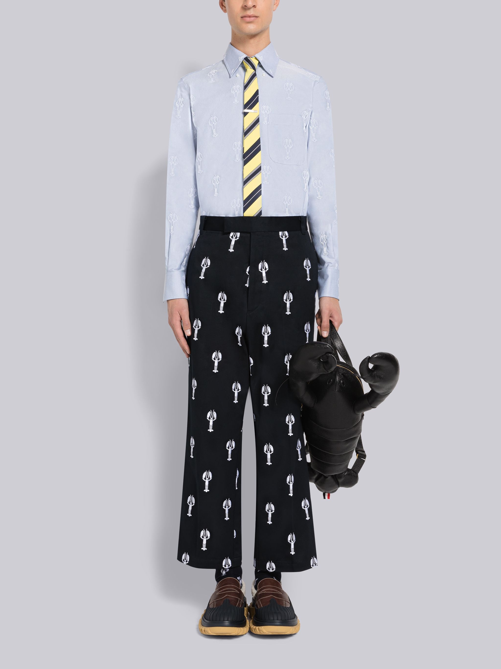 Lobster Half Drop Straight Fit Shirt - 5