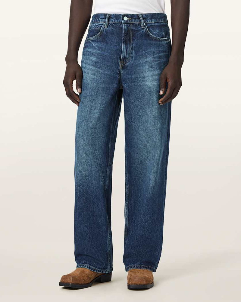 ALLSAINTS LENNY LOOSE FIT WIDE LEG DENIM JEANS outlook