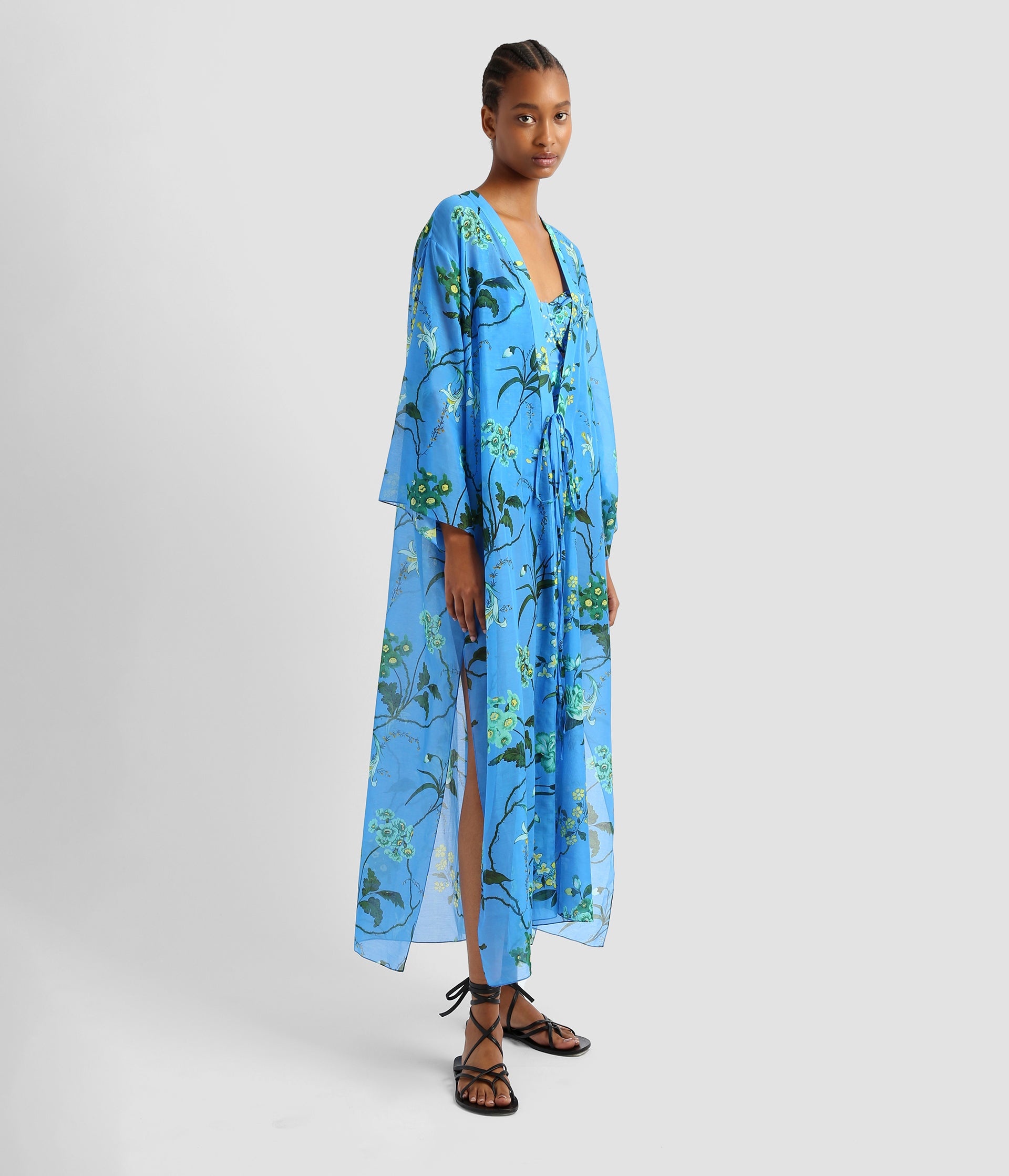 KAFTAN LONG OPEN DRESS - 4