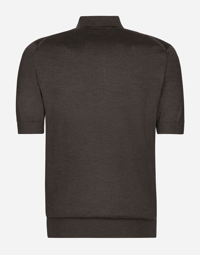 Dolce & Gabbana Silk polo shirt outlook