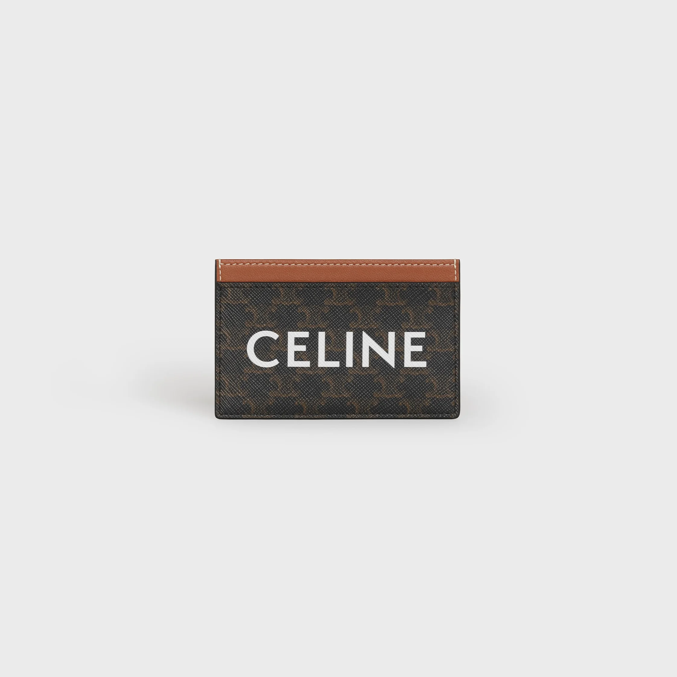 Card holder in Triomphe canvas with Celine Print - 1