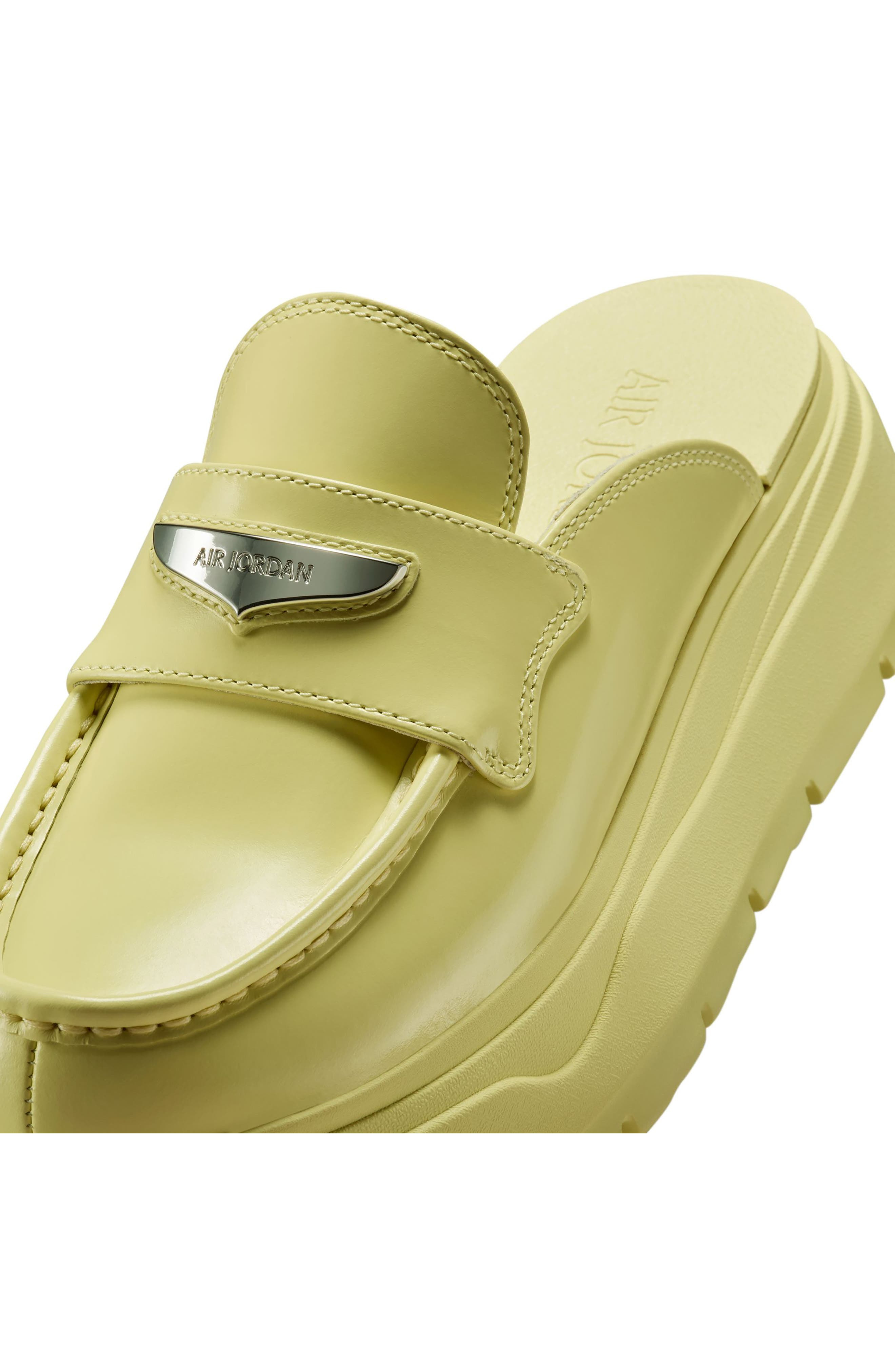 Air Jordan Loafer Mule in Luminous Green/Silver at Nordstrom - 6