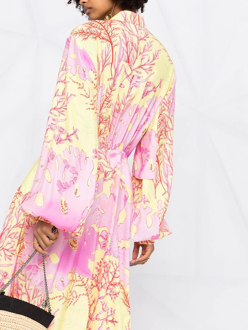 coral-print maxi-dress 3