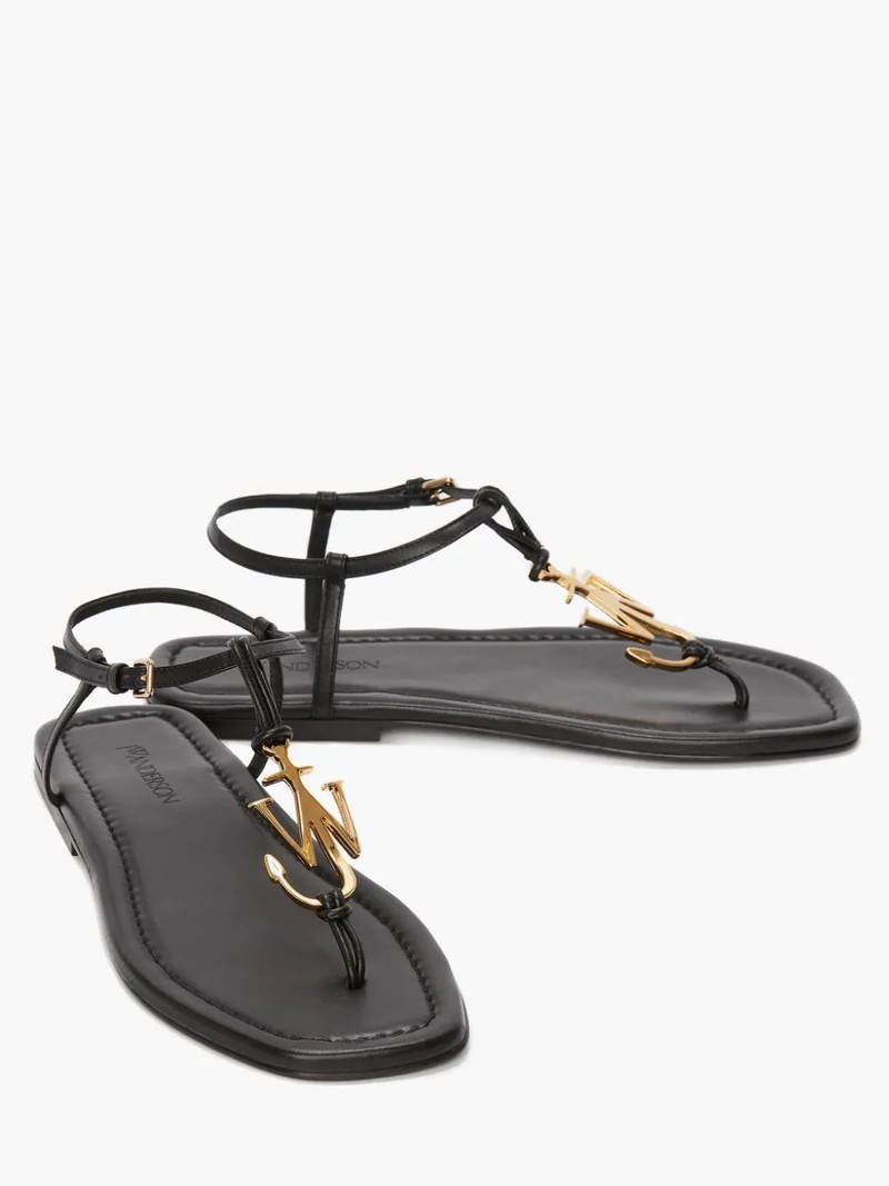 JW Anderson WOMEN'S LOGO FLAT SANDAL outlook